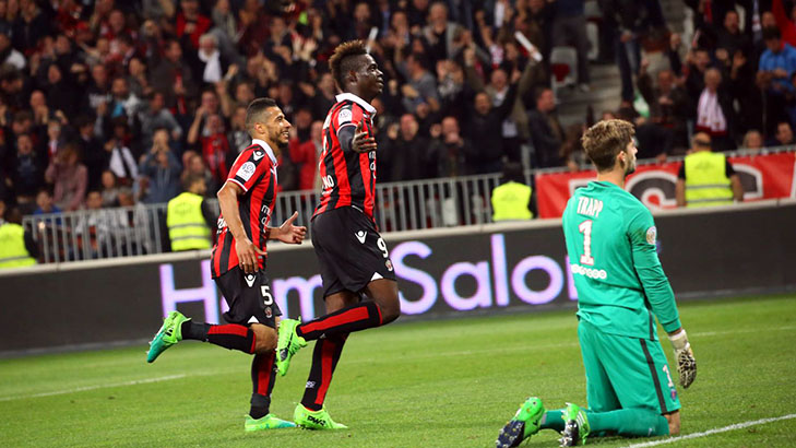 Balotelli brinca ap&oacute;s vit&oacute;ria do Nice sobre o PSG: &ldquo;Aqui n&atilde;o &eacute; Paris&rdquo;