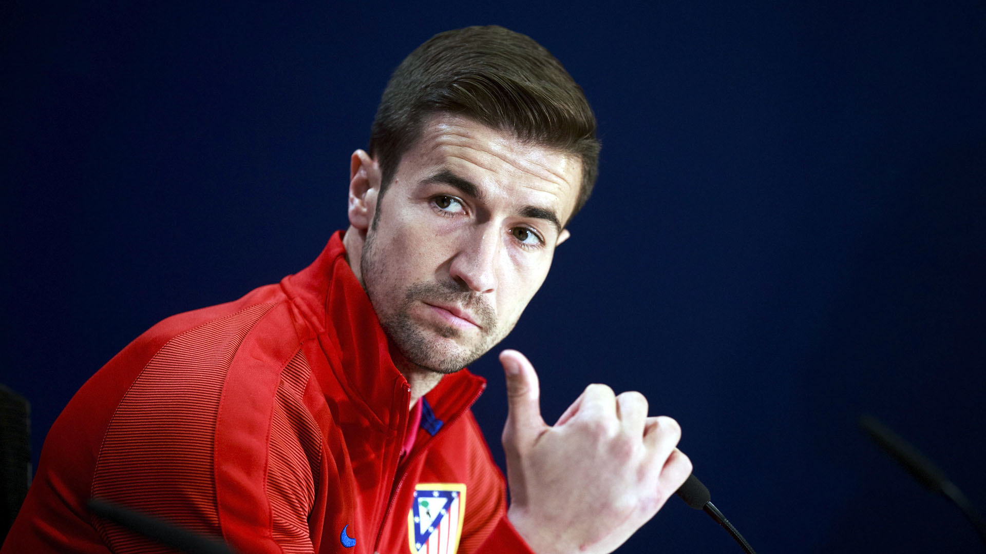 Vingan&ccedil;a contra o Real Madrid? Gabi, do Atl&eacute;tico de Madrid, olha &agrave; frente: quer o t&iacute;tulo da Champions