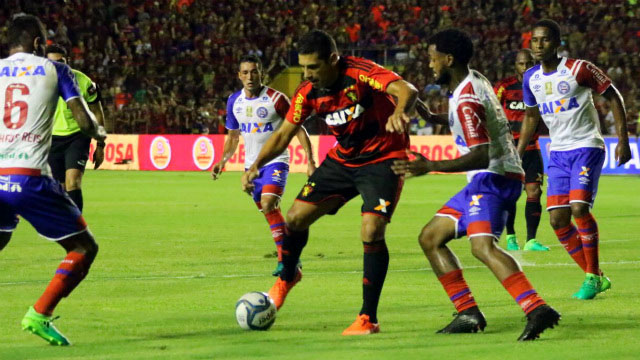 Sport arranca empate, mas &eacute; o Bahia quem sai mais feliz da Ilha do Retiro no jogo de ida do Nordest&atilde;o