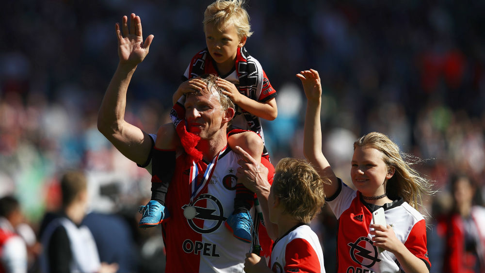 Dirk Kuyt, campe&atilde;o pelo Feyenoord (Foto: Getty Images)