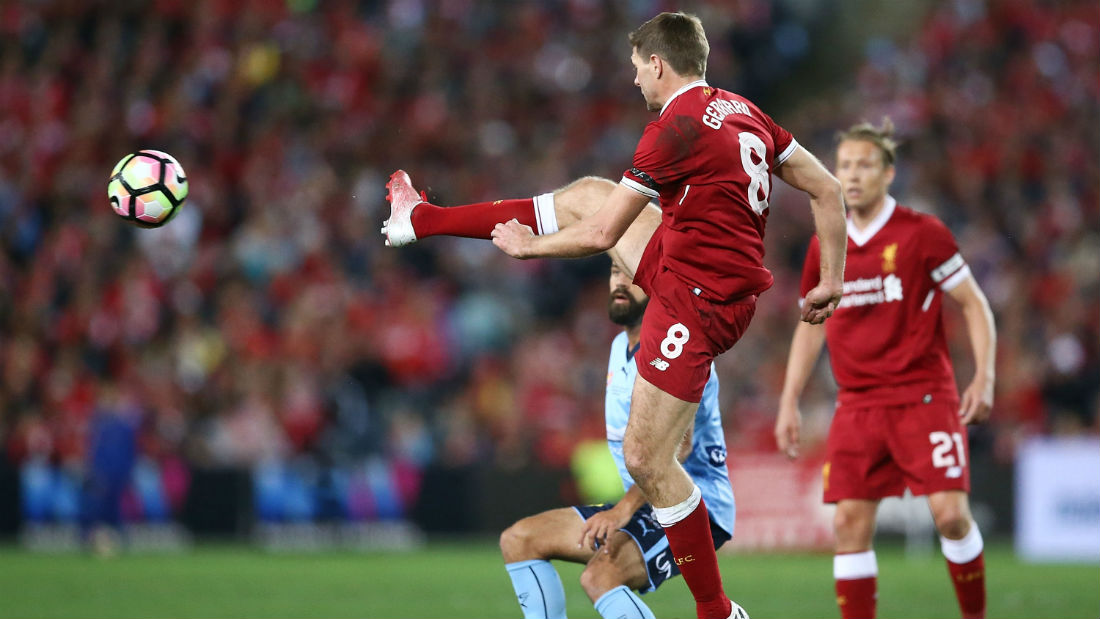 Gerrard, pelo Liverpool (Foto: Getty Images)