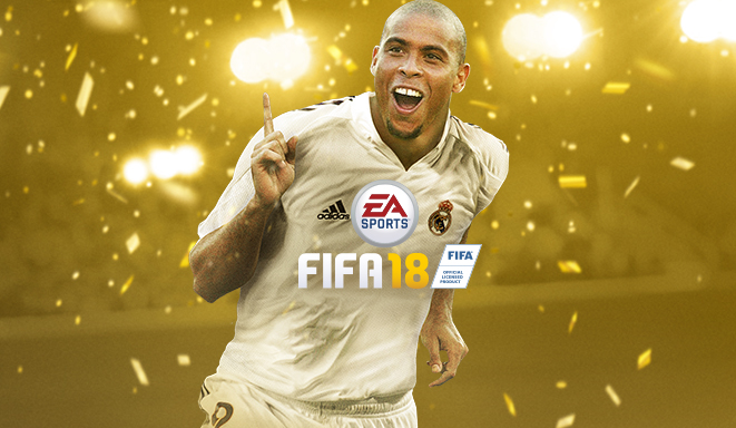 Ronaldo Naz&aacute;rio ser&aacute; capa da edi&ccedil;&atilde;o "&Iacute;dolo" do FIFA 18