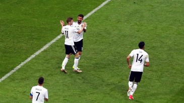 Werner aproveita a chance para mostrar que pode ser o centroavante da Alemanha em 2018