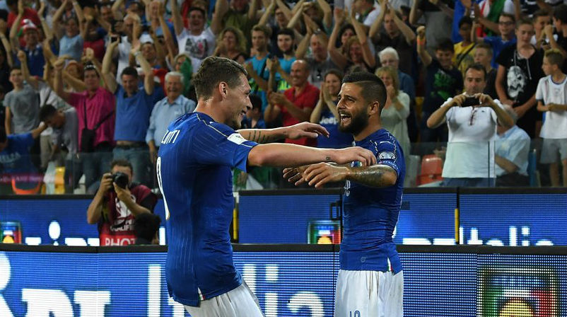 Insigne honrou a camisa 10 da It&aacute;lia, com uma atua&ccedil;&atilde;o de gala para destro&ccedil;ar Liechtenstein