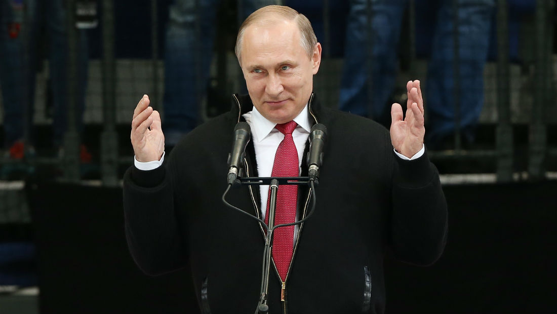 Vladimir Putin deu aquela cornetada na sele&ccedil;&atilde;o russa (Foto: Getty Images)