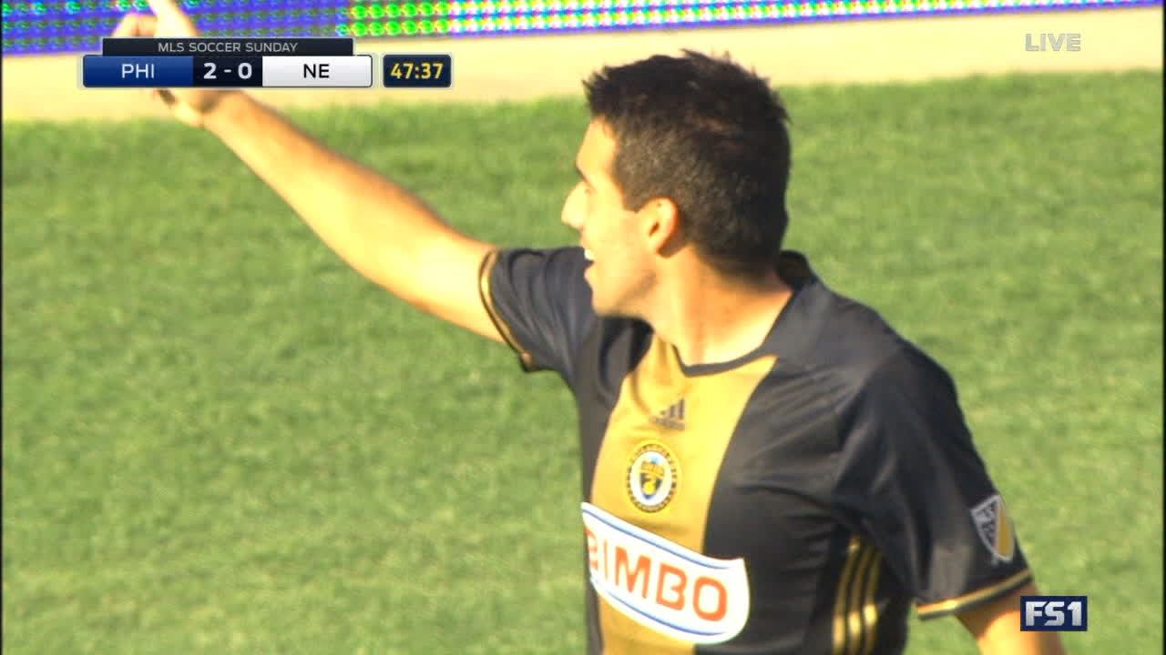 Atuando como meia, Ilsinho marcou um belo gol e ajudou o Philadelphia Union em boa vit&oacute;ria
