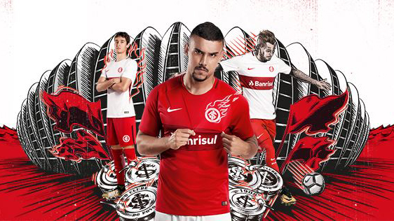 Internacional lan&ccedil;a uniformes para 2017/18 com faixa no peito inspirada no Beira-Rio