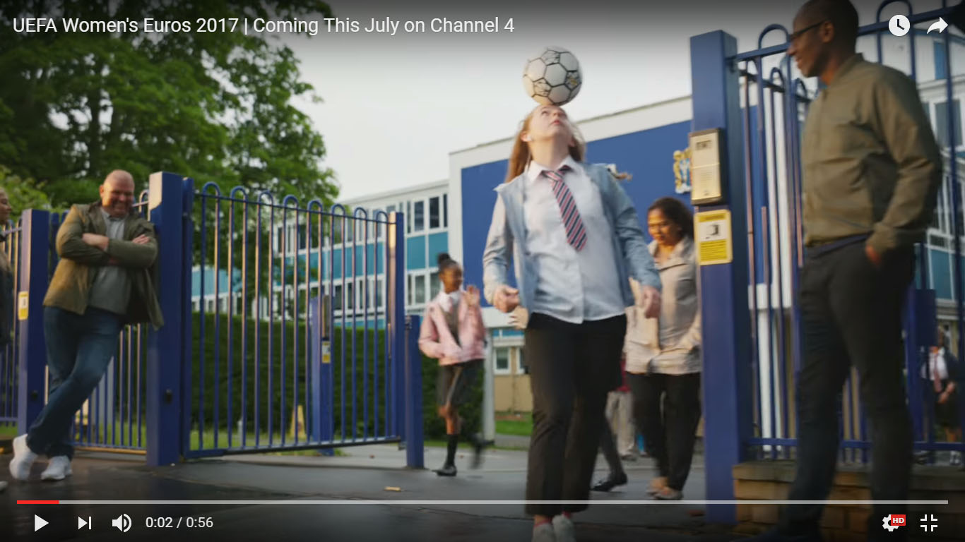 [V&iacute;deo] O comercial da TV inglesa para anunciar a Eurocopa Feminina &eacute; sensacional