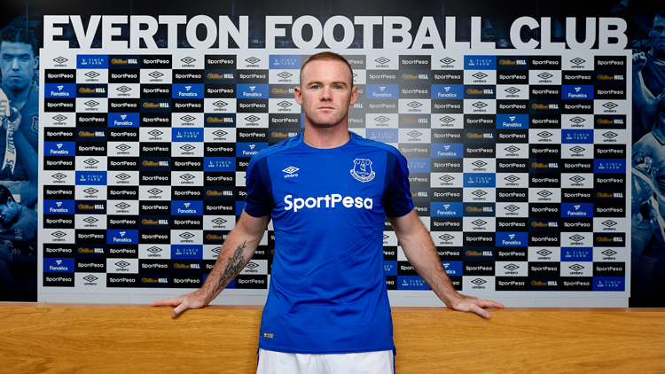 Wayne Rooney voltou a vestir a camisa do Everton (Foto: Everton FC/divulga&ccedil;&atilde;o)