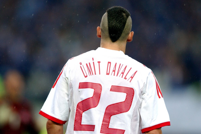 Unit Davala of Turkey whose winning goal sent his country into the quarter finals of the World Cup