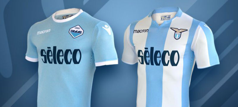 A Lazio exalta o seu passado nos novos uniformes para a pr&oacute;xima temporada