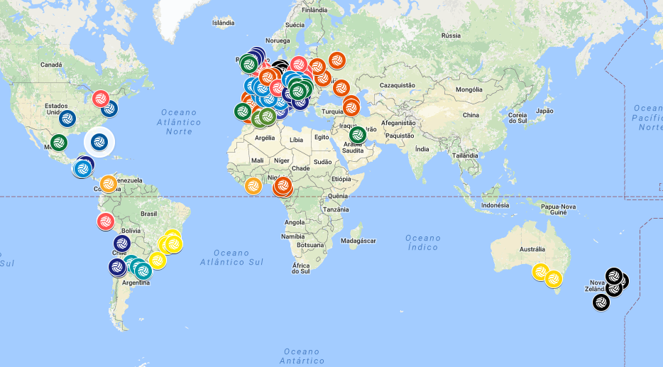 [Mapa interativo] Todos os clubes que cederam jogadores &agrave; Copa do Mundo de 1982