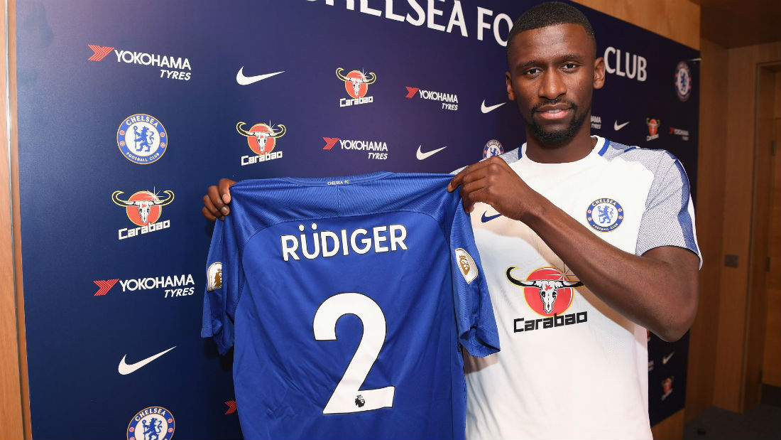 O &oacute;timo sistema defensivo do Chelsea fica ainda melhor com a chegada de R&uuml;diger