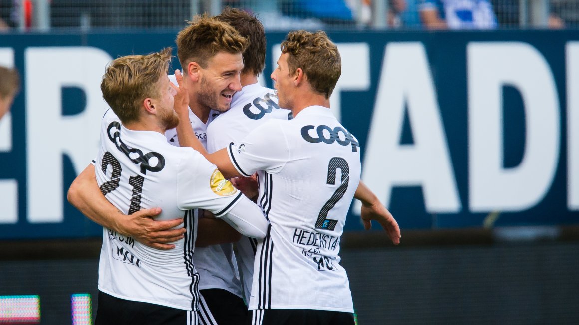 Lord Bentner marcou um gola&ccedil;o de trivela no cl&aacute;ssico entre Rosenborg e Molde