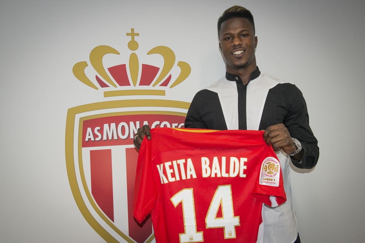 Keita Bald&eacute;, novo camisa 14 do Monaco (Foto: divulga&ccedil;&atilde;o)