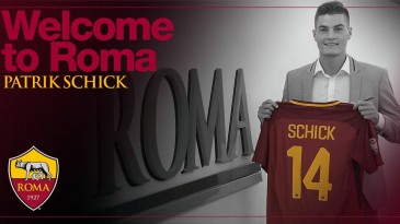 Disputado por Juventus e Inter, o atacante Schick se tornou reforço da Roma