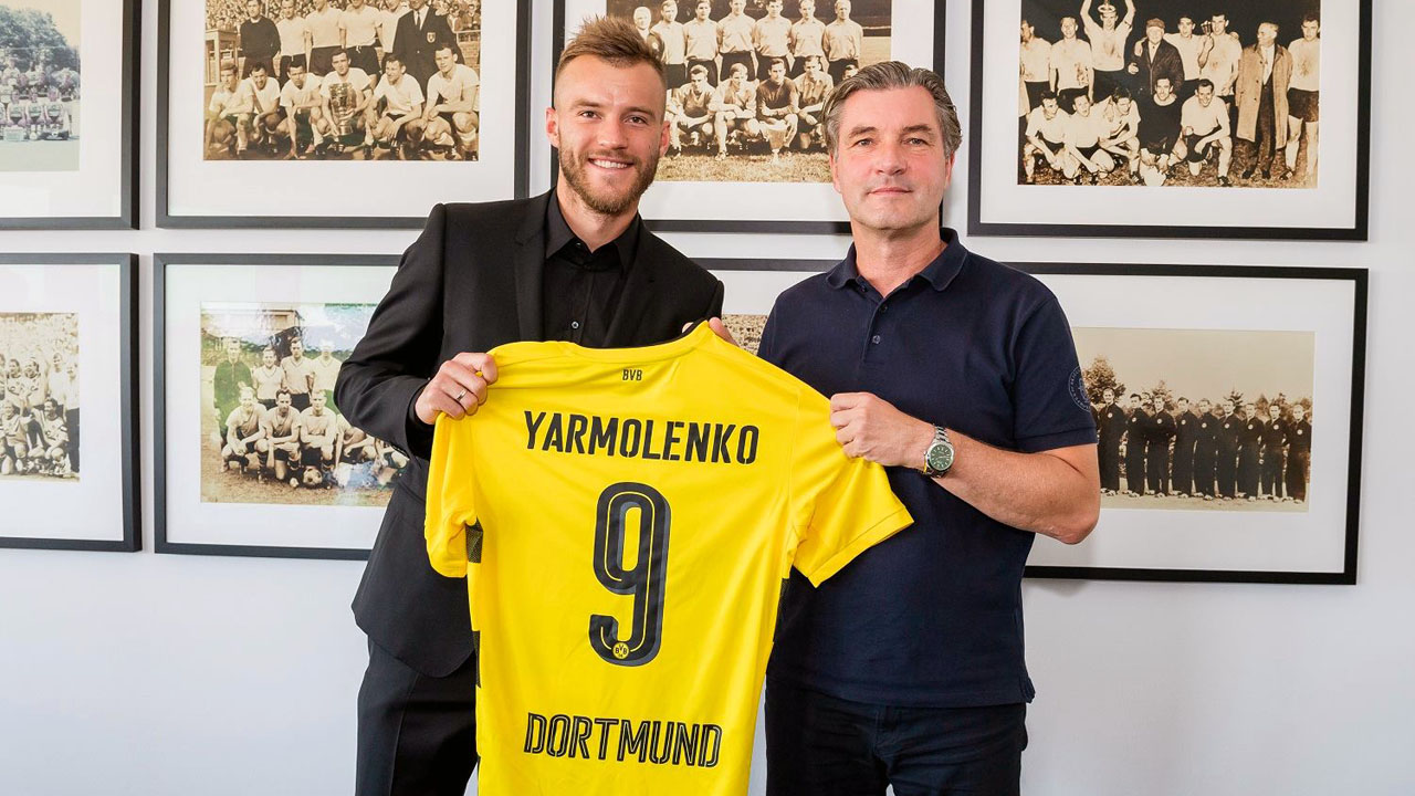 Yarmolenko é apresentado no Borussia Dortmund (foto: divulgação)