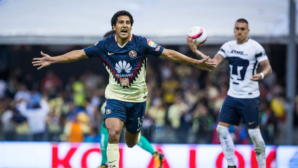 Dom&iacute;nguez anotou uma das cavadinhas mais ousadas para definir o cl&aacute;ssico entre Am&eacute;rica e Pumas