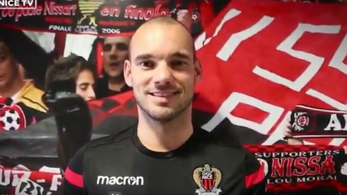 O Frances&atilde;o ganhou mais uma atra&ccedil;&atilde;o: Sneijder &eacute; o novo camisa 10 do Nice