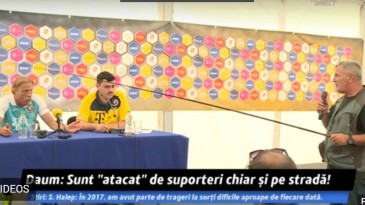 Como uma vara de pescar foi parar na coletiva do técnico da Romênia?