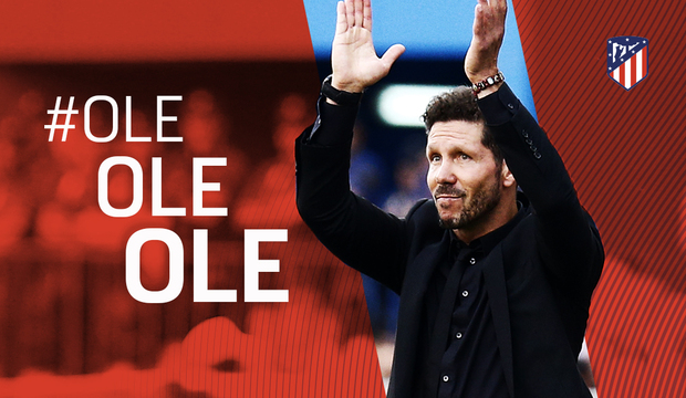 Diego Simeone, t&eacute;cnico do Atl&eacute;tico de Madrid (Foto: divulga&ccedil;&atilde;o)