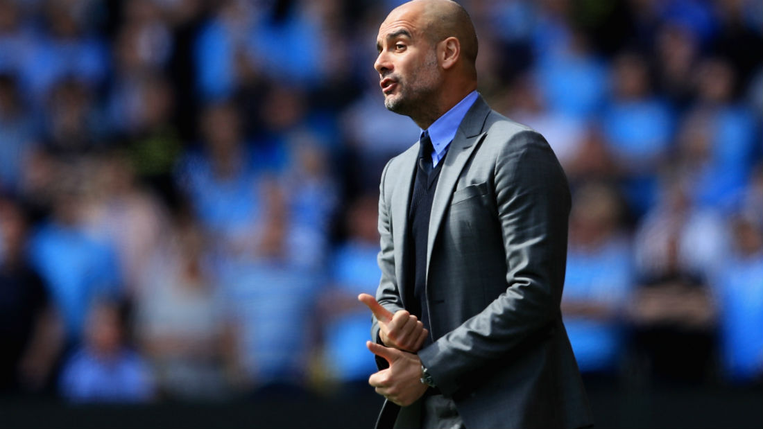 Guardiola: &ldquo;Para se tornar um grande clube como United e Liverpool, &eacute; preciso ganhar t&iacute;tulos&rdquo;