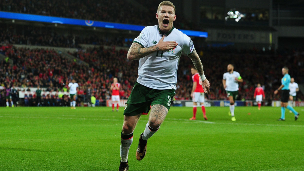 Irlanda e Cro&aacute;cia viajaram para buscar o resultado que mant&eacute;m o sonho da Copa aceso