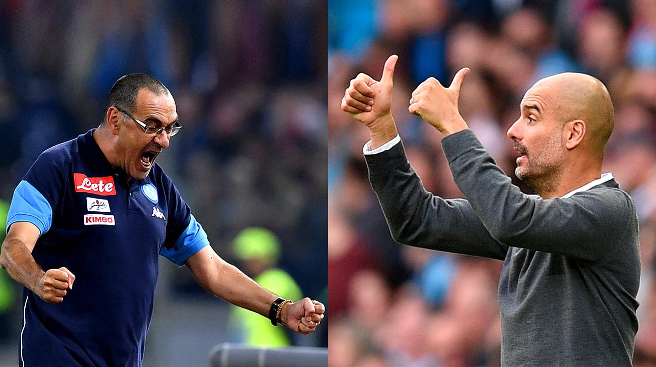Guardiola contra Sarri: A troca de elogios entre os treinadores que prometem um joga&ccedil;o na Champions