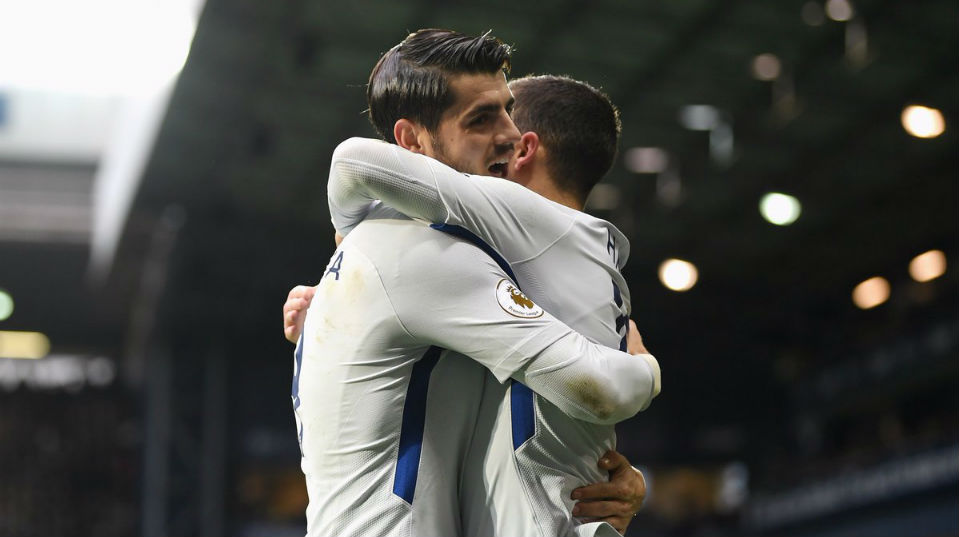 Entrosamento explica a assist&ecirc;ncia magistral de calcanhar que Morata deu a Hazard