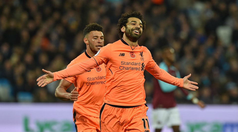 Impar&aacute;vel: Salah adicionou mais dois gols &agrave; excelente fase e o Liverpool goleou o West Ham