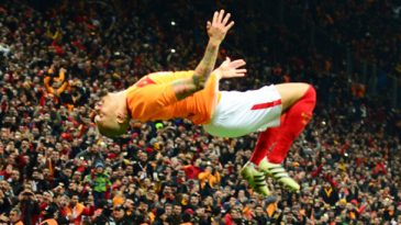 Maicon “God of Zaga”, ex-São Paulo, marcou um belo gol de falta pelo Galatasaray na véspera de Natal