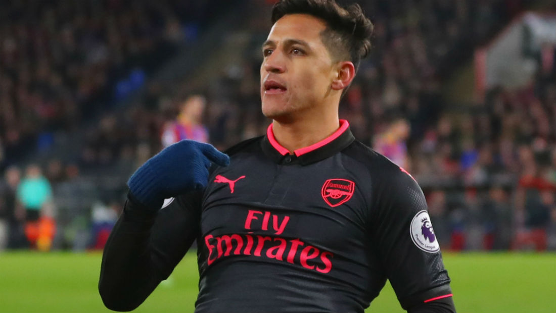 Palace assustou, mas show de S&aacute;nchez deu importante vit&oacute;ria ao Arsenal