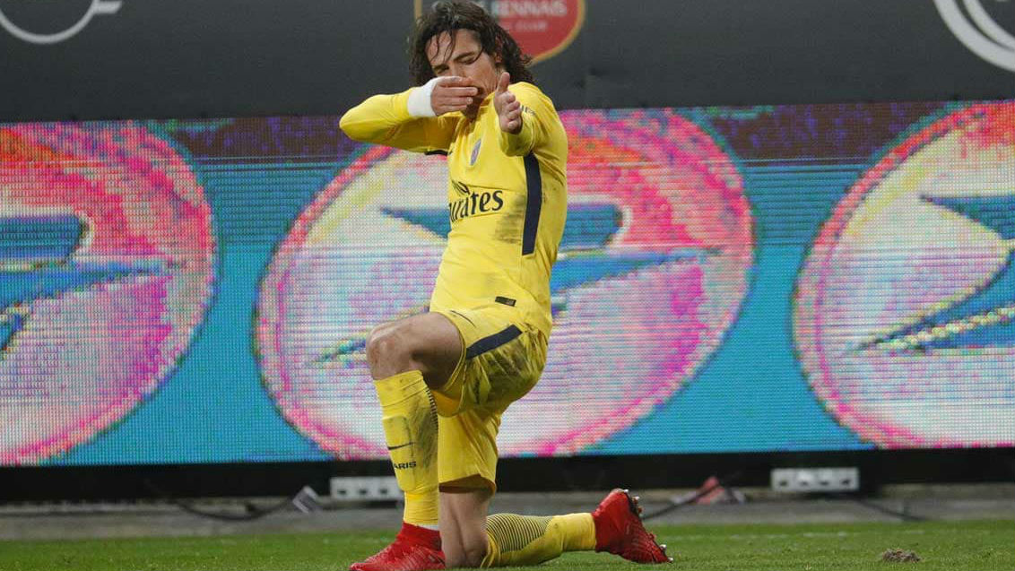 Com gola&ccedil;o de Cavani, o PSG n&atilde;o para de golear no Campeonato Franc&ecirc;s