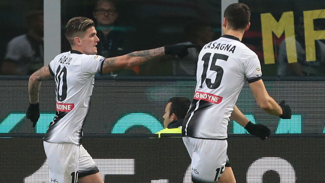 Fim da invencibilidade: Udinese imp&otilde;e primeira derrota da Inter na Serie A