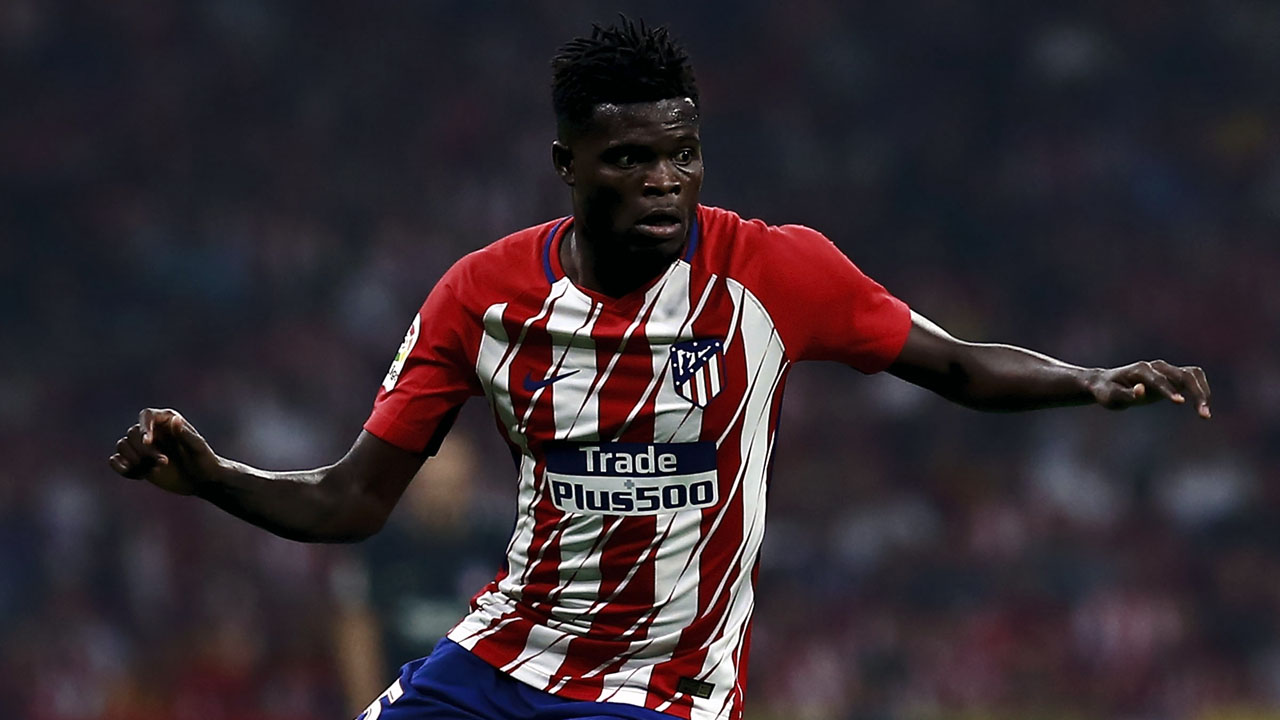 Cada vez mais destaque do Atl&eacute;tico de Madrid, Thomas saiu de Gana sem contar aos pais