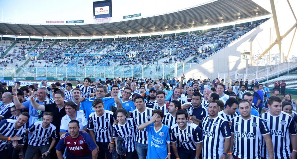 Cl&aacute;ssico entre Belgrano e Talleres conta com bela demonstra&ccedil;&atilde;o de paz entre as torcidas