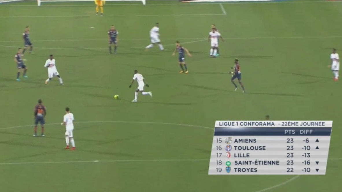 D&aacute; uma olhada da onde Imbula chutou para fazer um gola&ccedil;o para o Toulouse