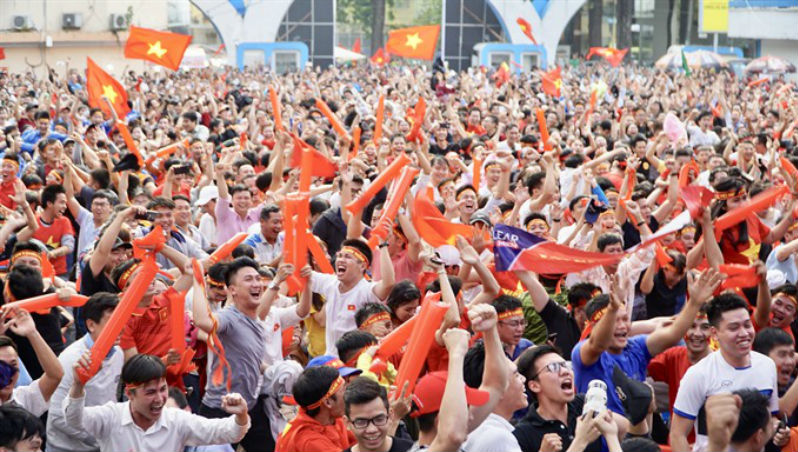 A mera classifica&ccedil;&atilde;o &agrave; final do Asi&aacute;tico Sub-23 provocou um terremoto de torcedores no Vietn&atilde;