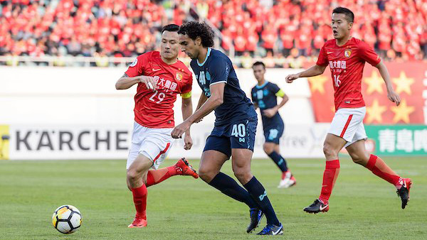 Campe&atilde;o tailand&ecirc;s, Buriram United de Diogo segura Guangzhou Evergande de Goulart na LC da &Aacute;sia