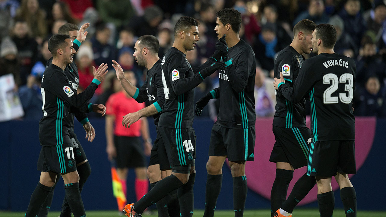 Real Madrid venceu Legan&eacute;s com lindas trocas de passes e gola&ccedil;o de Casemiro
