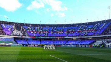 As torcidas do norte da África não se cansam de impressionar: Olha o mosaico na Argélia