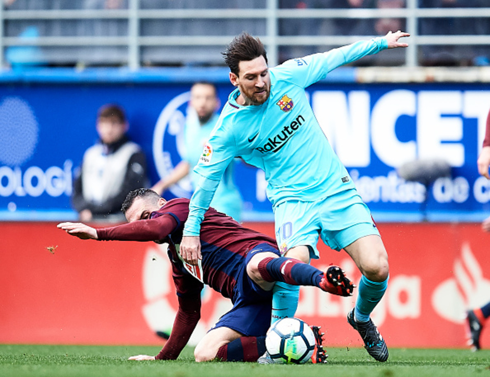 Eibar desafiou bastante Barcelona &ndash; que tem a efici&ecirc;ncia a seu lado