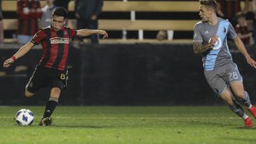 Barco abriu sua contagem pelo Atlanta United com um golaço em amistoso