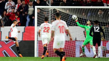 Sevilla pressionou e dominou, mas De Gea assegurou o 0 a 0 para o Manchester United