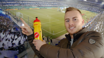 A garrafa de água que rendeu gol bizarro na Alemanha agora vai ajudar crianças carentes