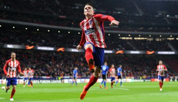 O chutaço de Gameiro permitiu ao Atlético dar um passo à frente na Liga Europa