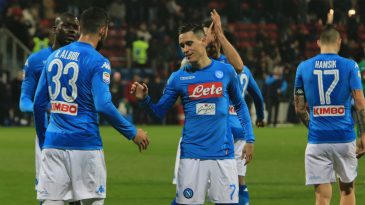 Na ressaca da Liga Europa, Napoli não tomou conhecimento do Cagliari e segue liderando
