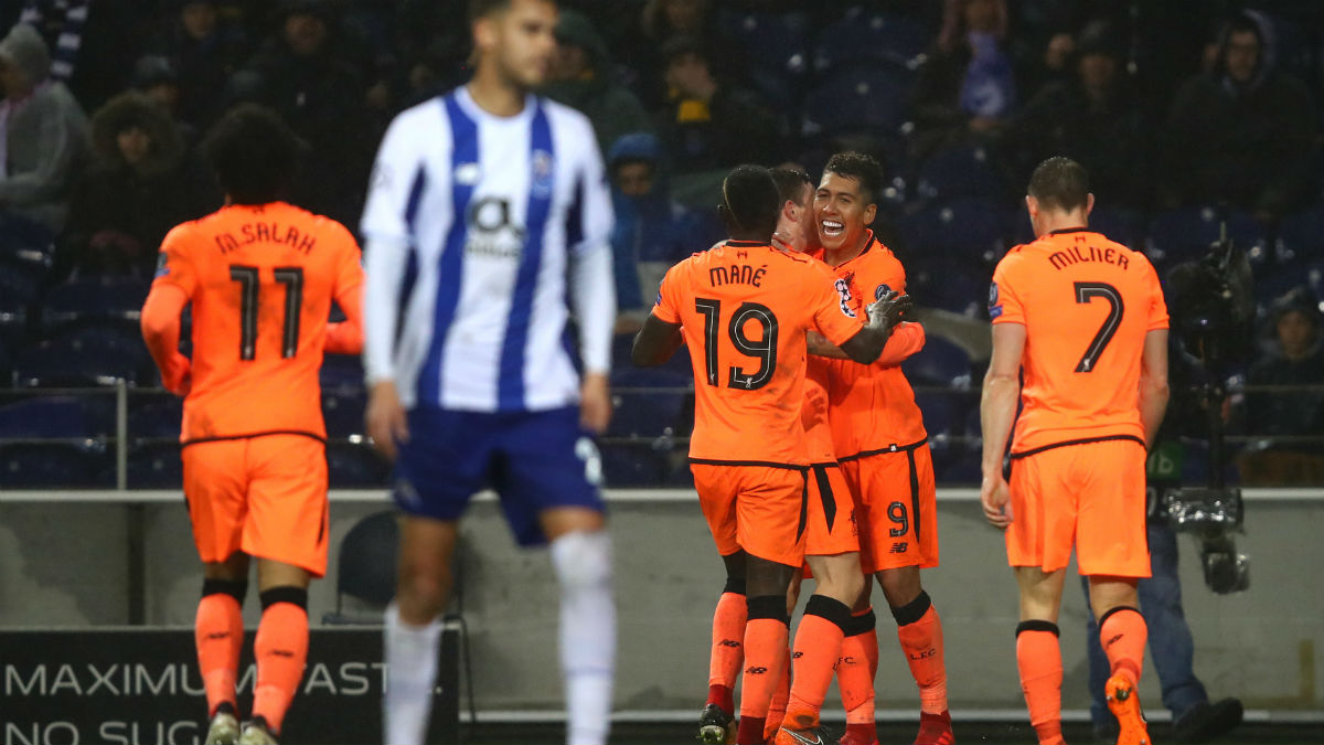 Liverpool retorna ao mata-mata da Champions em grande estilo: 5 a 0 no Drag&atilde;o