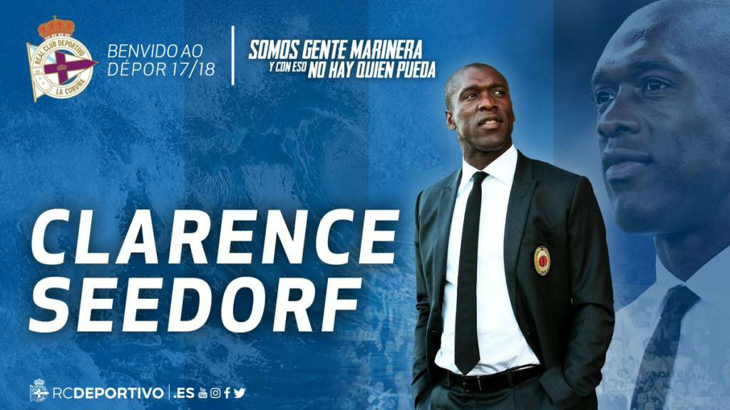 Em busca de se emplacar como treinador, Seedorf assume um grande risco no La Coru&ntilde;a