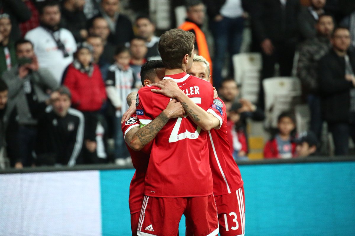 O Bayern manteve o protocolo e bateu o Besiktas mais uma vez para avan&ccedil;ar